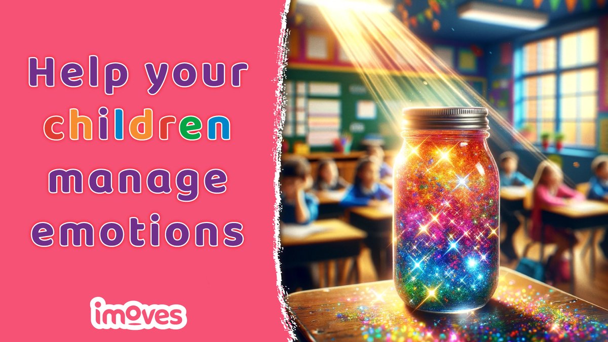 imovesactive's tweet photo. #GrumpyJar activity for kids' #EmotionalAwareness 💫 Fill a jar with water and glitter 💫 Shake it to show how our brain feels during stress 💫 Practice breathing exercises to settle the glitter ✨ Full info here - https://t.co/qDS2NUEsxZ #EmotionalAwareness #KidsActivities https://t.co/bgImsC3xPe