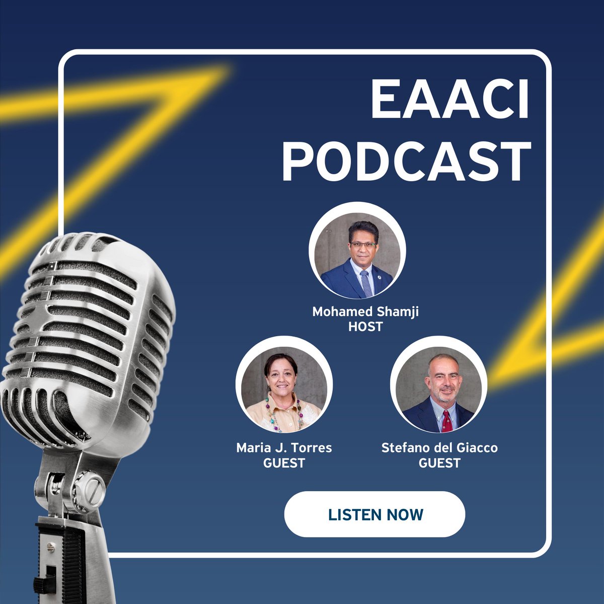 🎙️Exciting news alert! EAACI is thrilled to announce the launch of our official podcast! 🚀 Discover our first episode: youtu.be/XJJt-b1D1AI Listen to us on Spotify, YouTube, Amazon Music, Apple Podcasts, iHeartRadio and Player FM🎧 #EAACIPodcast