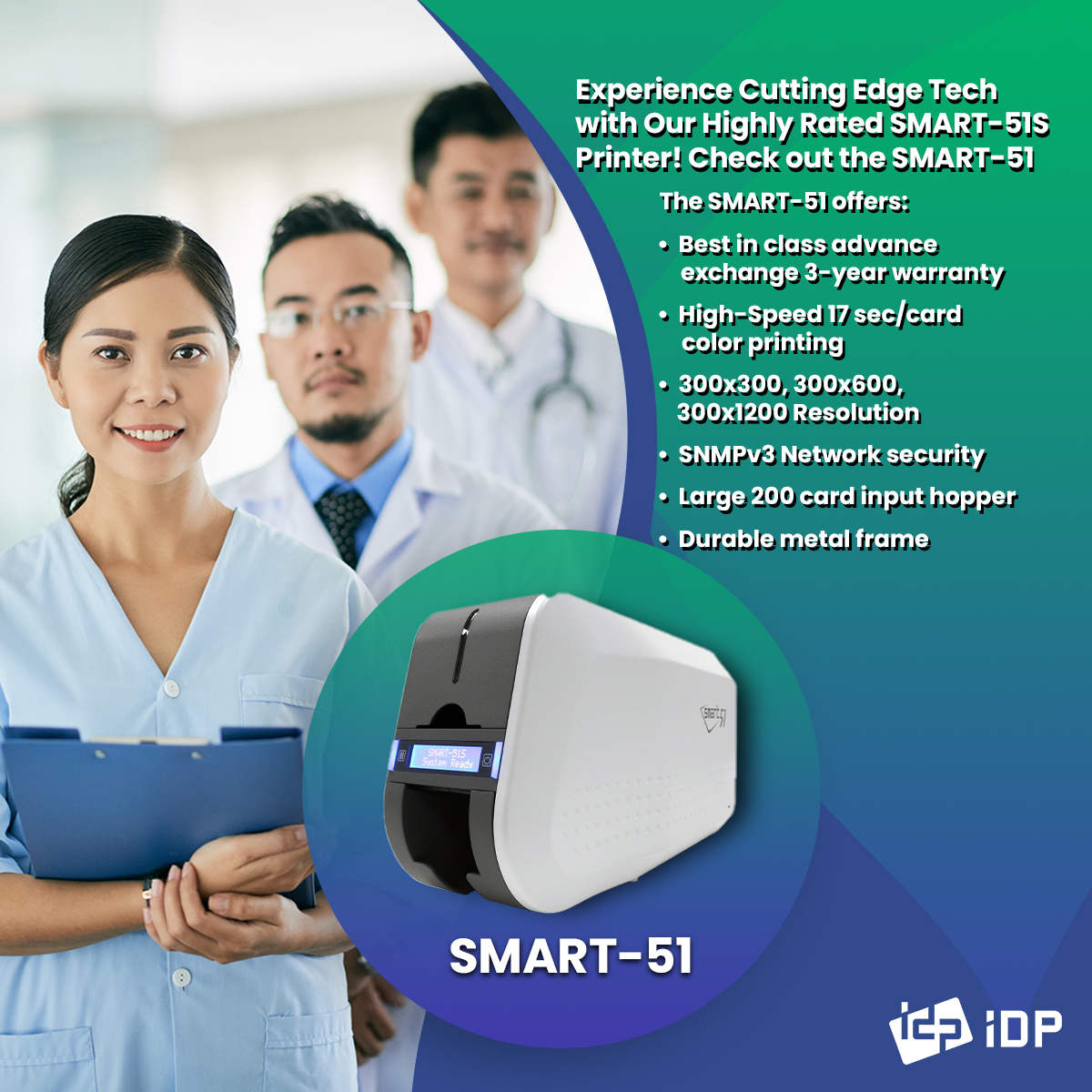 Experience Cutting Edge Tech with Our Highly Rated SMART-51 Series Printer!
#identitymanagement #badgeprinter #accesscontrol