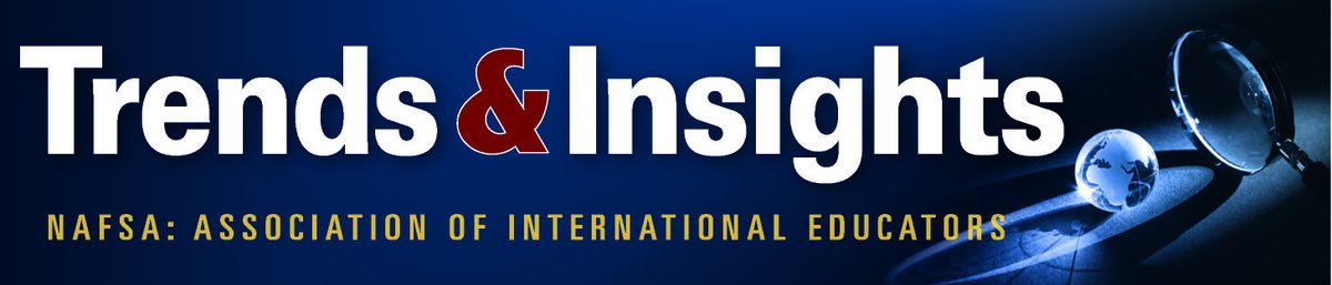 NAFSAresearch's tweet photo. NEW @NAFSA Trends &amp; Insights! Cheryl Matherly (@LehighU) focuses the Jan/Feb 2024 issue on connecting strategic #highered #internationalization initiatives to growth &amp; building relationships with the local community. #NAFSAresearch #intled
Read it now at: https://t.co/O8mcjGCMN0 https://t.co/xwfJXyLkhH