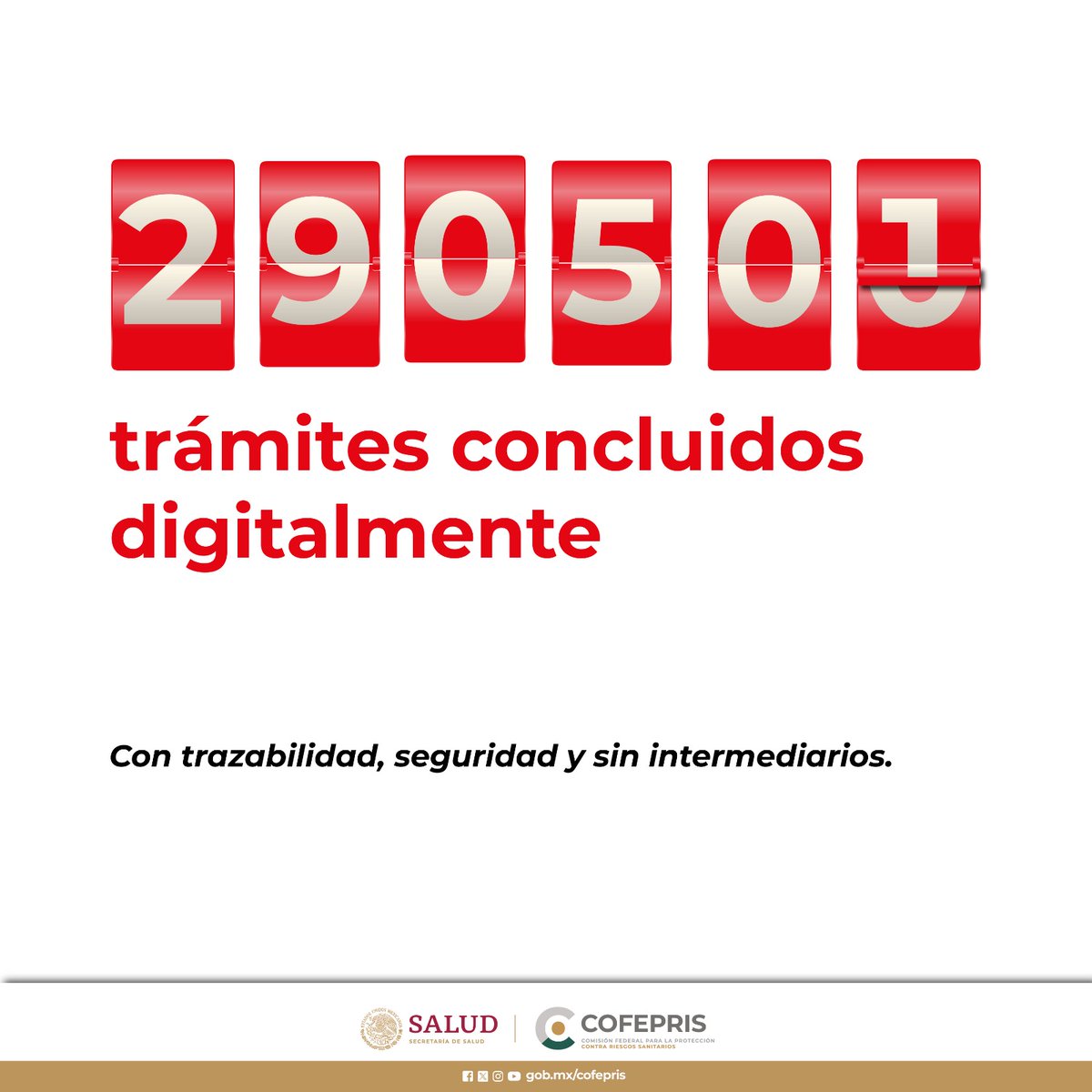 Así se consolida y se mide la digitalización en Cofepris. Sin intermediarios, sin gestores. #cofepriságil
👉 bitly.ws/3aaPj