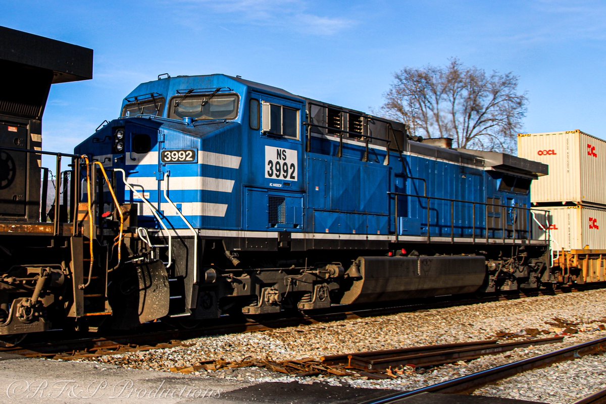 RFPProductions's tweet photo. Lights, camera, and action! 

Near perfect weather conditions lined up for a trip out to Southern VA NS Lines  this past weekend, and the pictures speak for themselves! We had an amazing time out there and the trains sure didn’t disappoint! https://t.co/iIzWgYD1m7