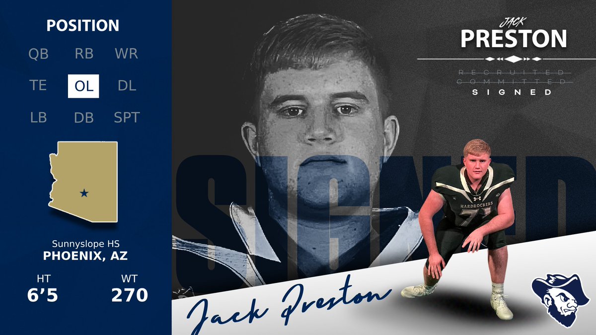 South Dakota Mines Football (@hardrockerfb) on Twitter photo ⛏️WELCOME TO THE HARDROCKER FAMILY⛏️
<a href="/JPres06/">Jack Preston</a>
Position: OL
Hometown: Phoenix, AZ
#TheHardrockLife #NSD24 ⛏️WELCOME TO THE HARDROCKER FAMILY⛏️
<a href="/JPres06/">Jack Preston</a>
Position: OL
Hometown: Phoenix, AZ
#TheHardrockLife #NSD24