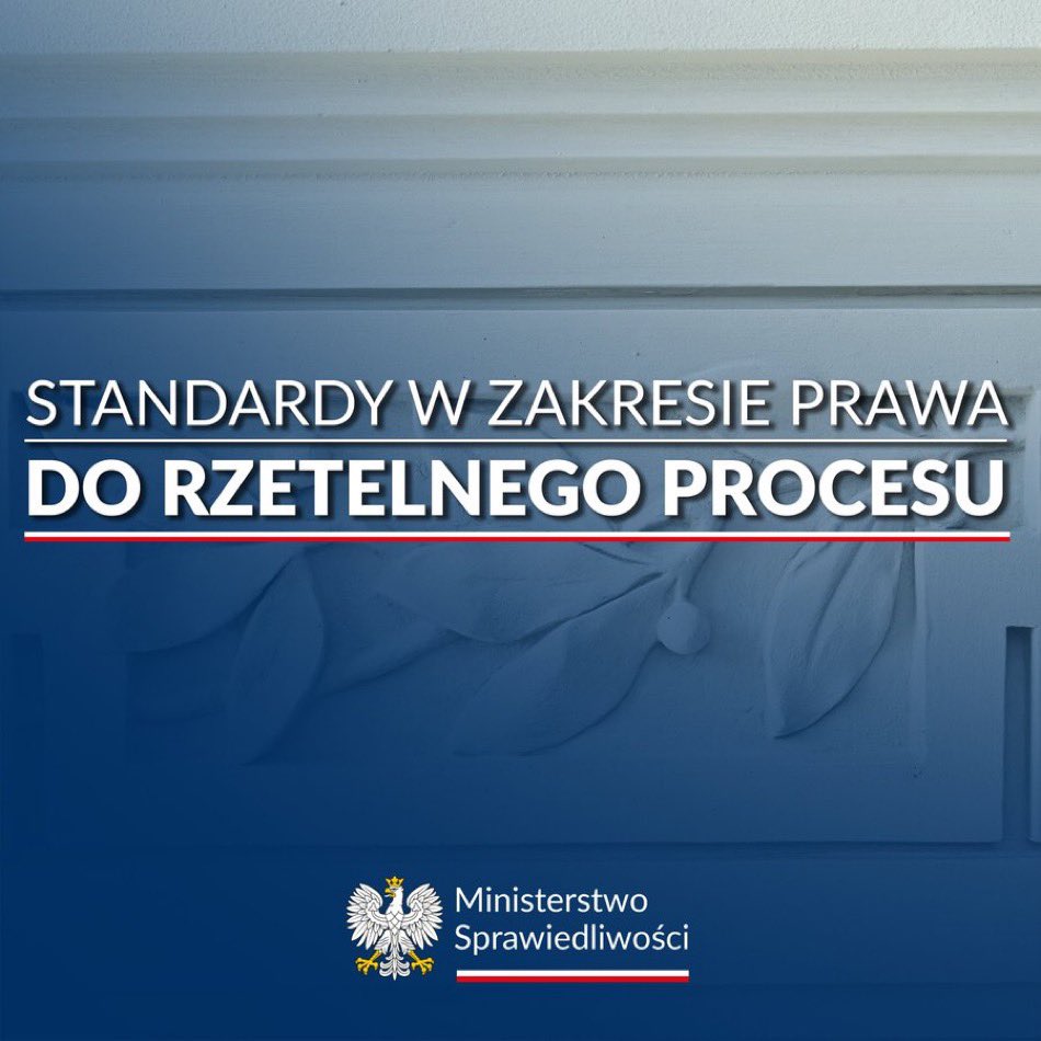michalsopinski's tweet photo. Czy posłowie Wąsik i Kamiński mają prawo do rzetelnego procesu sądowego?
Ważne, proszę o RT.
W świetle dzisiejszego komunikatu Ministerstwa nieśmiało przypominam że europejskim standardem w zakresie prawa do rzetelnego procesu jest prawo do wniesienia skutecznego środka odwoławczego.
Przy czym w przypadku Wąsika i Kamińskiego to prawo do rzetelnego procesu oznaczało możliwość odwołania się obu posłów od postanowienia Marszałka Sejmu o wygaśnięciu mandatu do Sądu Najwyższego.
Właściwa ustawowo Izba Sądu Najwyższego uchyliła następnie postanowienie Marszałka Sejmu stwierdzające wygaśnięcie mandatów poselskich.
Wąsik i Kamiński są posłami.
Podstawa prawna w zakresie standardów rzetelnego procesu sądowego:
- Konstytucja RP (art. 45)
- Europejska Karta Praw Podstawowych (art. 47)
- Traktat o Unii Europejskiej (art. 19).
- Europejska Konwencja Praw Człowieka (art. 13)