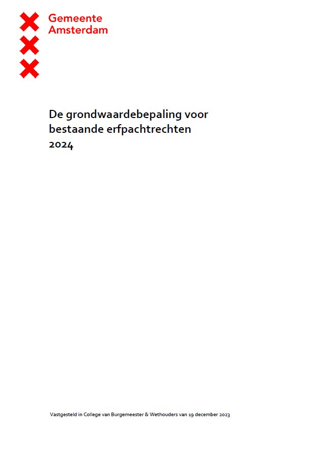 Erfpacht BSQ (buurtstraatquote) schiet verder omhoog van gemiddeld 33% in 2023 naar 41% in 2024. In 2017 was dit 21% (toen al een verdubbeling).

In 8 jaar dus een ver-4-voudiging van het aandeel dat de gemeente meent te hebben in de waarde van een erfpachtwoning. Onteigening‼️