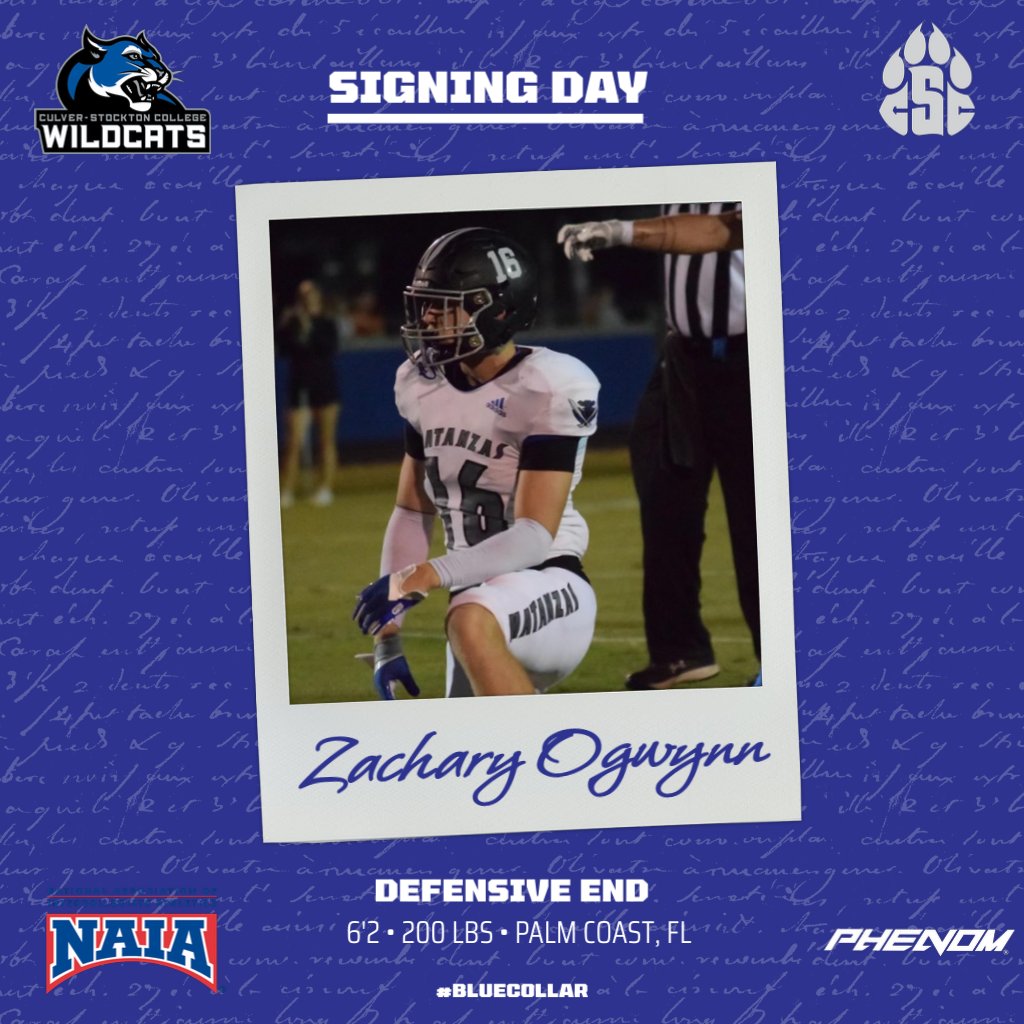 The newest #BlueCollar addition to the Wildcats, welcome home Zachary Ogwynn.

#NSD24 | #WhoWeAre | <a href="/zacharyogwynn/">zach</a>