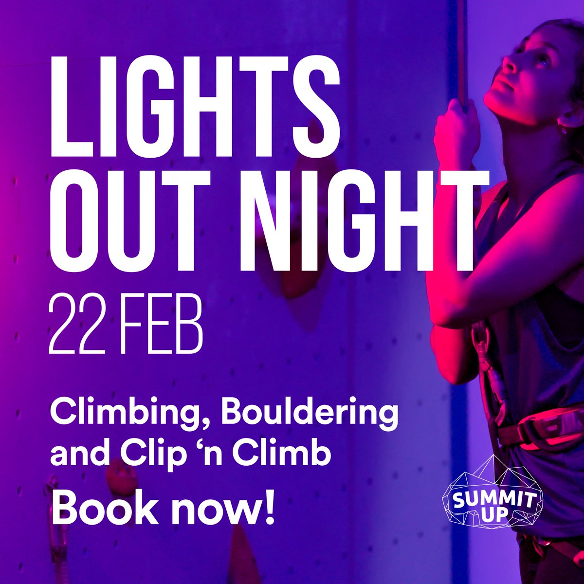 Check out our Events Page on eventbrite. Here is a one-stop shop to get your tickets for our February events including our Lights Out night and our London Mountain Film Festival film nights. eventbrite.co.uk/o/summit-up-cl…