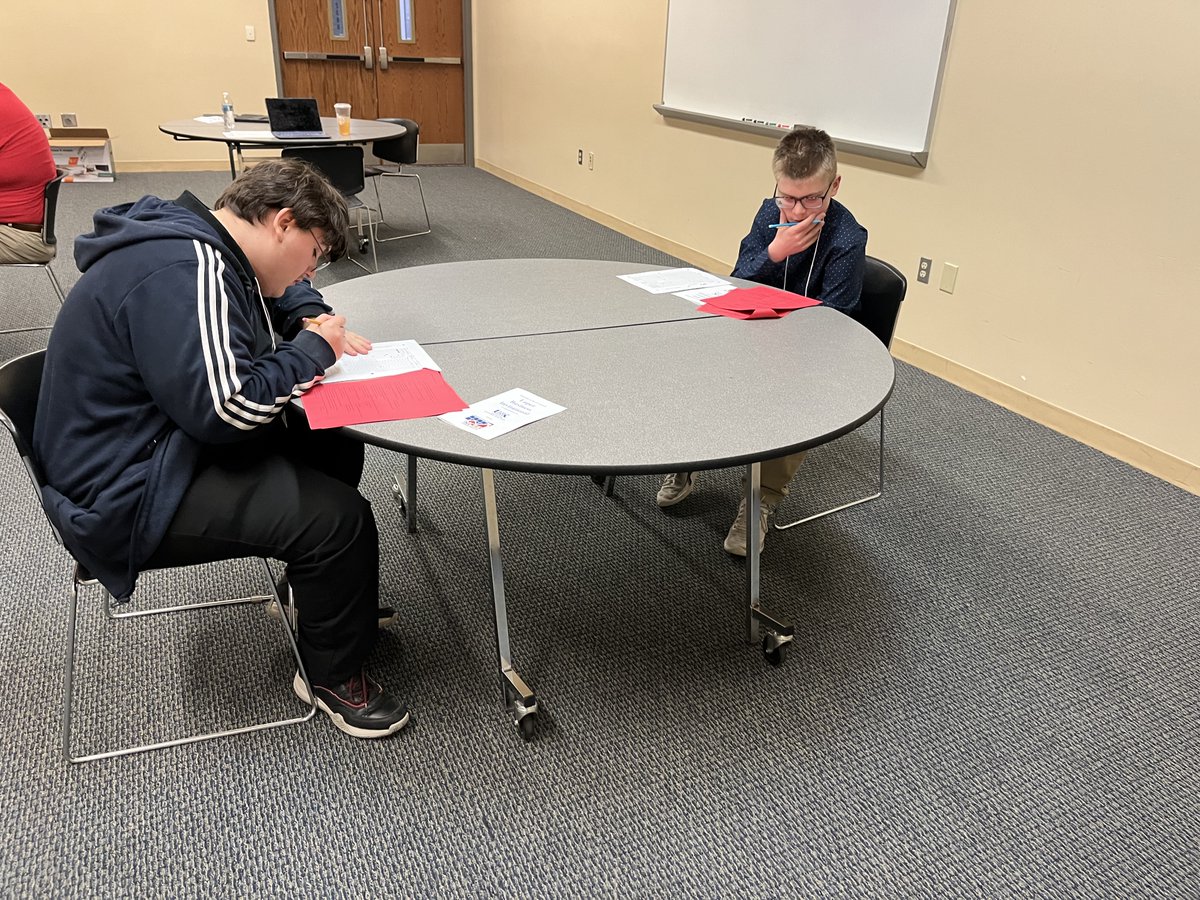 SPwildcatsne's tweet photo. St. Paul Business and Technology students are hard at work competing at the UNK Business Contest. Stay tuned this afternoon for results. #WeAreStPaul https://t.co/3mWtL8ybjx