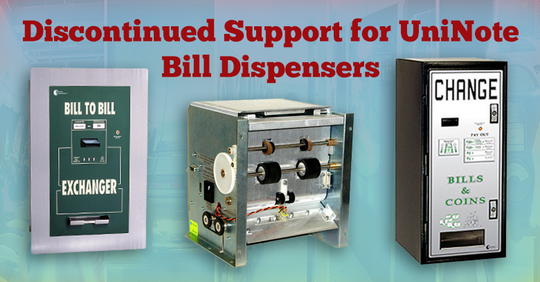 StandardChange's tweet photo. Standard Change-Makers regrets to announce the discontinuation of service support for the UniNote Bill Dispenser.  https://t.co/tP0YUW3fvs https://t.co/czcxdjbxNe