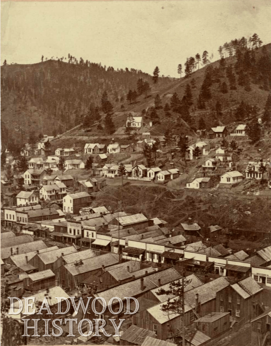 DeadwoodSD's tweet photo. A Day in History! 📖
February 1881 - Seven mining camps consolidate and form the municipality of Deadwood. Picture: An 1877 view of the southern part of Main St. Deadwood. For more info visit https://t.co/R1aQ5p3h7A. #deadwoodsd #adayinhistory #hifromsd #historical #didyouknow https://t.co/N0f9M1pfy1