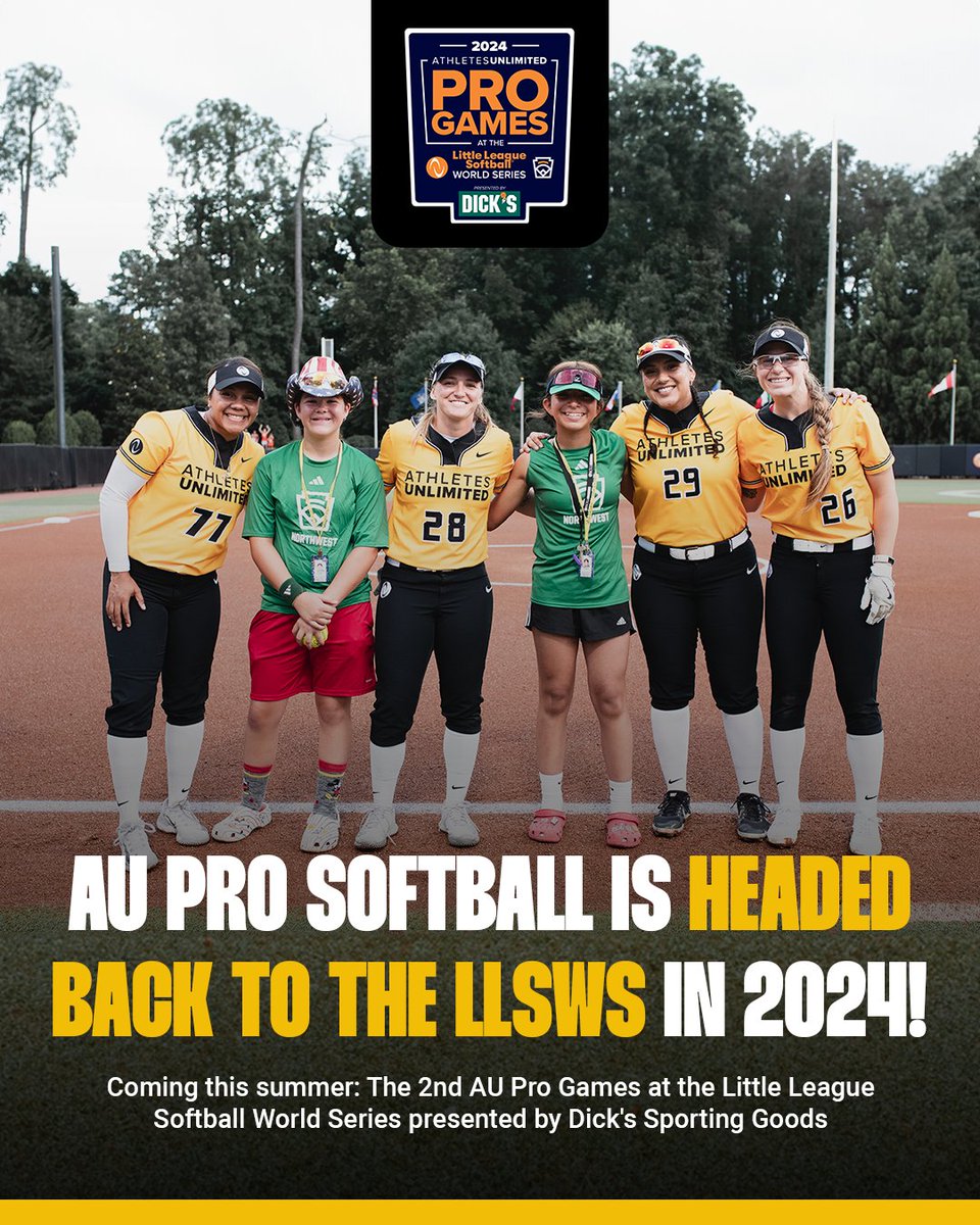 HEADING BACK TO GREENVILLE ✈️ We are excited to announce the 2nd AU Pro Games at the @LLSBWorldSeries presented by @DICKS 🥎 🔗 auprosports.com/read/au-pro-ga…