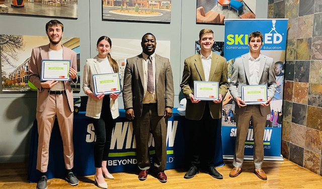 JohnDeWalle's tweet photo. Thank you to @stlworks, @missourisba, and S.M. Wilson for an amazing event honoring the 2023 SKILLED award winners.  Congrats to our @stlcaps students from @OHS_Tigers and @Mehlville_HS, and their teammates from @kwoodschools &amp; @BaylessSchools. #msdr9 https://t.co/twMrMHy1tB