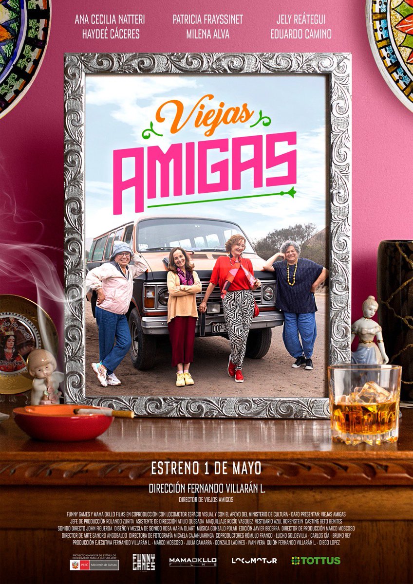 catasubirana's tweet photo. Confirmado el estreno de “Viejas Amigas”, de Fernando Villarán, para el 1 de mayo #cineperuano https://t.co/zUSOaoggIb