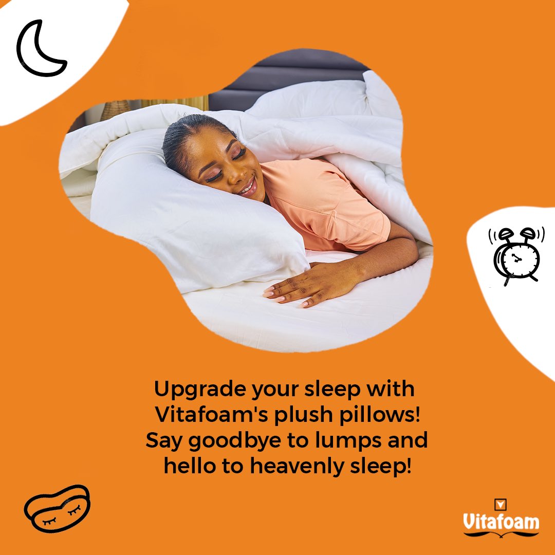 VitafoamNG's tweet image. Whether you prefer #FibrePillows or #MemoryPillows, our collection ensures the ultimate sleeping experience.

From fluffy to firm, we've got you covered! Send us a DM or click the link in bio to explore our selection and upgrade your sleep today. 💤✨