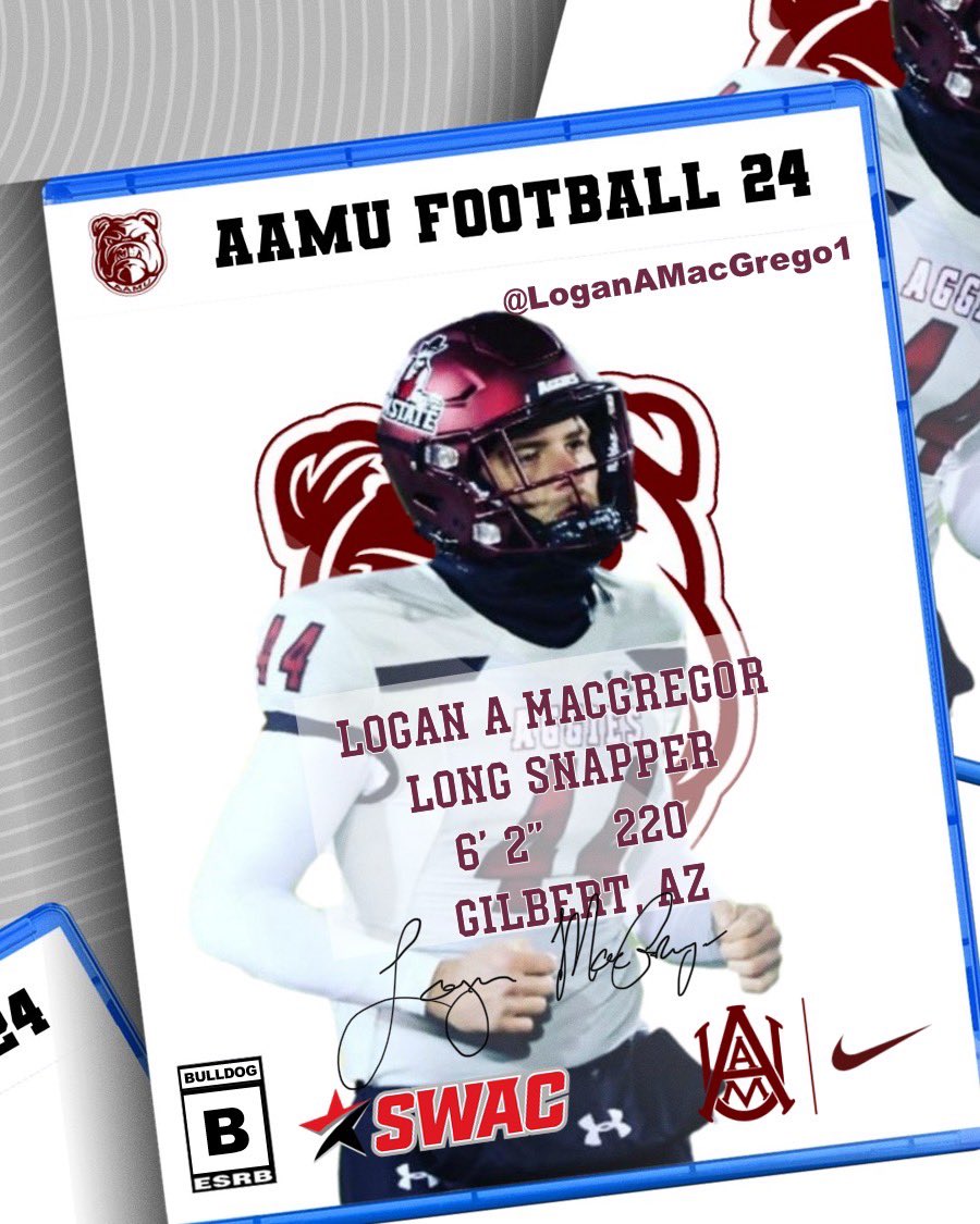 AamufbR's tweet photo. 🖊️
It’s starting to warm up over here

Logan MacGregor
Long Snapper
6-2 225

Signed

@LoganAMacGrego1 https://t.co/15L6SXqzNA