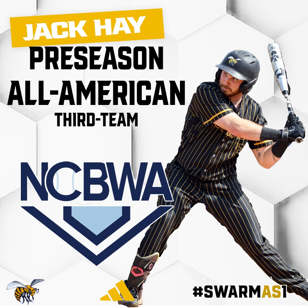 Alabama State Baseball (@bamastatebb) on Twitter photo RT to Congratulate <a href="/13Jackhay/">Jack Hay</a> for earning <a href="/NCBWA/">NCBWA</a> Preseason Third-Team All-American accolades! <a href="/BamaStateBB/">Alabama State Baseball</a> SWARMS into the 2k24 season in 10 days 🆚 <a href="/ValpoBaseball/">Valpo Baseball</a> on Feb. 16-18 at Wheeler-Watkins!
<a href="/BamaStateSports/">Bama State Athletics</a>
#SWARMAS1 RT to Congratulate <a href="/13Jackhay/">Jack Hay</a> for earning <a href="/NCBWA/">NCBWA</a> Preseason Third-Team All-American accolades! <a href="/BamaStateBB/">Alabama State Baseball</a> SWARMS into the 2k24 season in 10 days 🆚 <a href="/ValpoBaseball/">Valpo Baseball</a> on Feb. 16-18 at Wheeler-Watkins!
<a href="/BamaStateSports/">Bama State Athletics</a>
#SWARMAS1