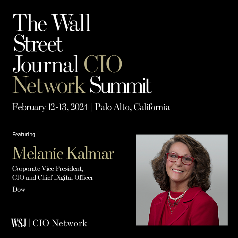 Looking forward to speaking at <a href="/WSJ/">The Wall Street Journal</a> CIO Network Summit in Palo Alto, California on Feb. 13. Ready to connect, learn, and inspire at #WSJCIO Summit 2024!