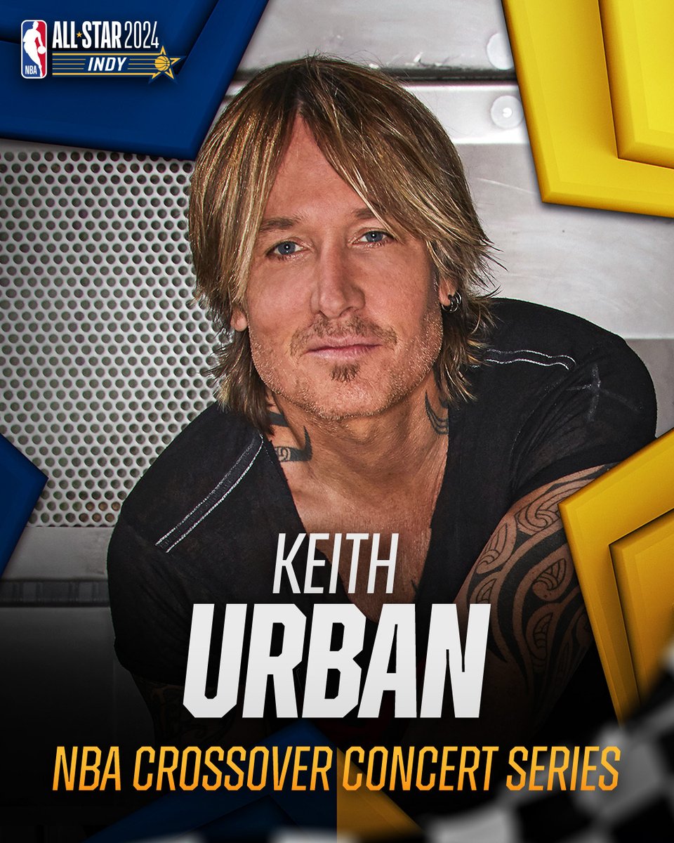 Before #StateFarmSaturday night on 2/17 in Indy, Keith Urban gets the party started at the #NBACrossover stage!