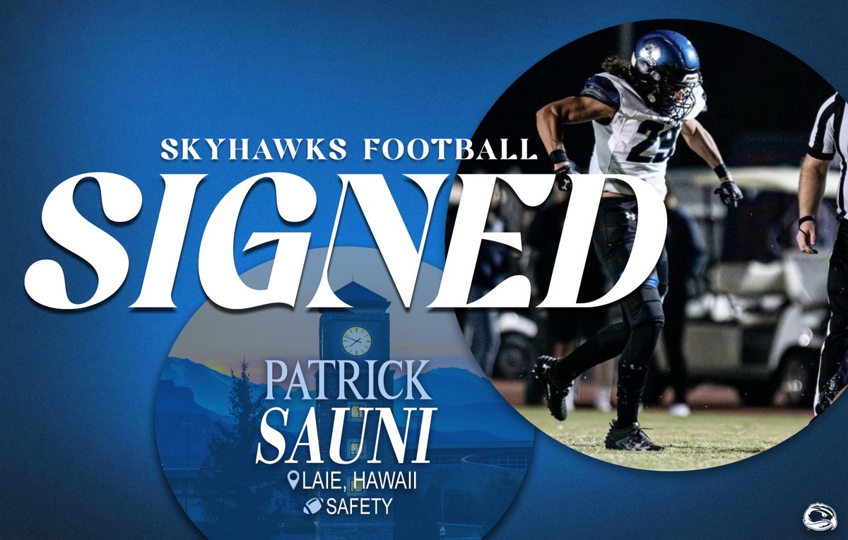 Welcome to the 𝙎𝙆𝙔𝙃𝘼𝙒𝙆𝙎 𝙁𝘼𝙈𝙄𝙇𝙔, Patrick Sauni!💙💛 

#ToTheTop