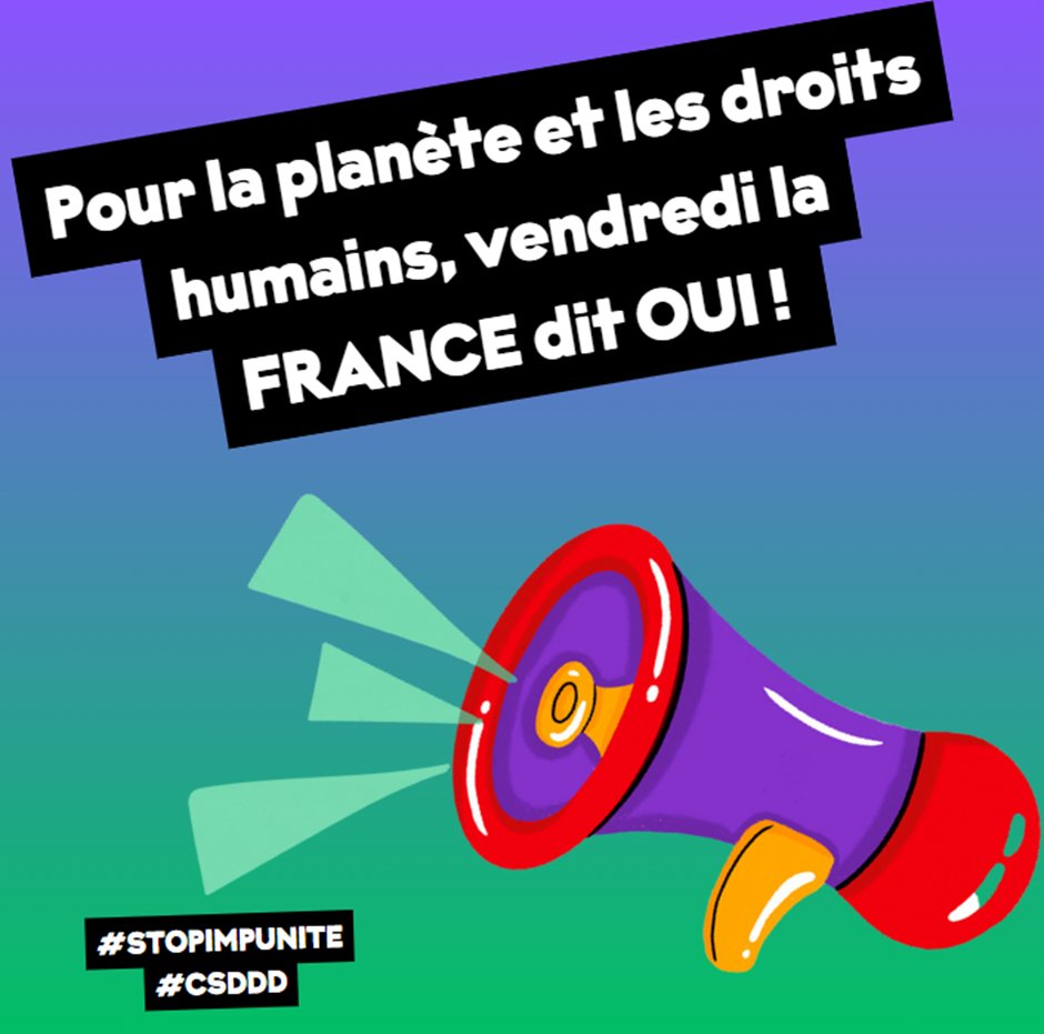 PSo_ActionAid's tweet image. En décembre dernier, la France se félicitait du compromis trouvé pour un #DevoirDeVigilance européen. Il faut désormais pousser l’ensemble des Etats à confirmer leur soutien à la #CSDDD vendredi @EmmanuelMacron @steph_sejourne @gouvernementFR