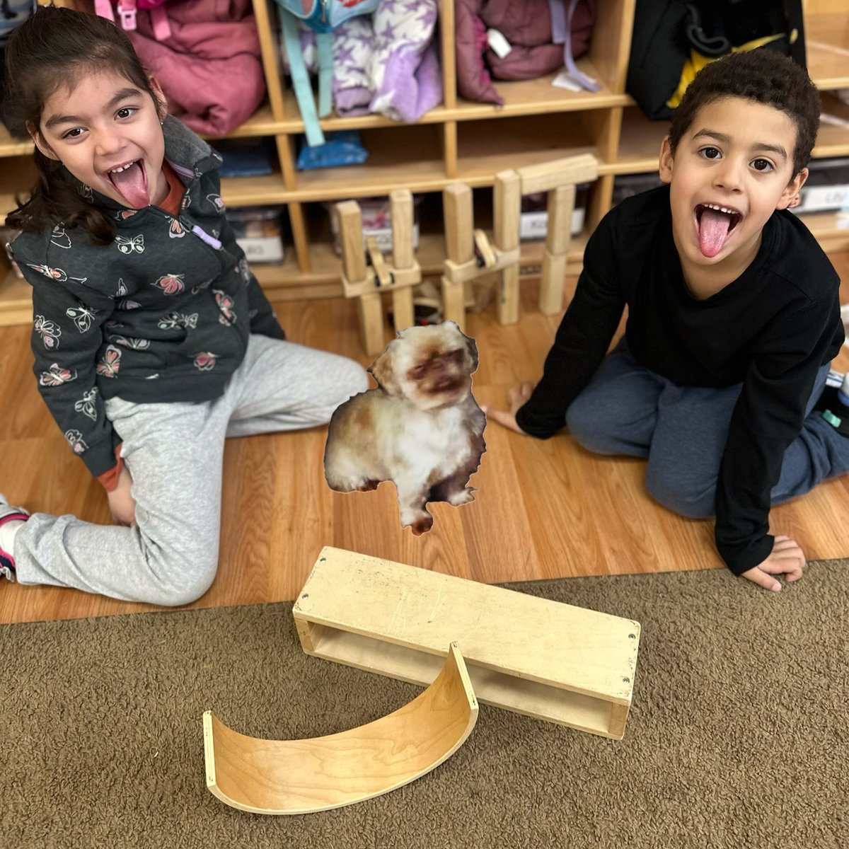 Bogotapreschool's tweet photo. Ginger is everywhere! This teacher discovered that when her student feels sad, seeing her puppy makes her happy #ourteachersrock #knowingyourstudents #SEL @BogotaPublic #BogartMemorial https://t.co/K3eJnrj7Tp