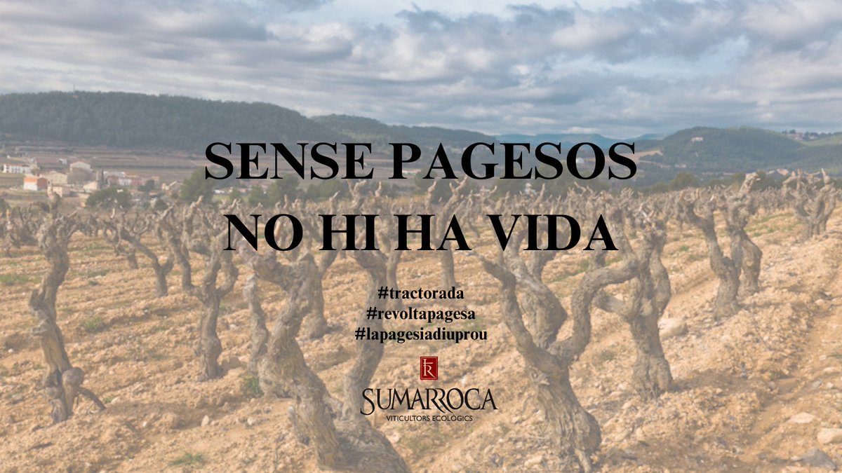 Sense pagesos no hi ha vida.

#Tracorada #RevoltaPagesa #LaPagesiaDiuProu