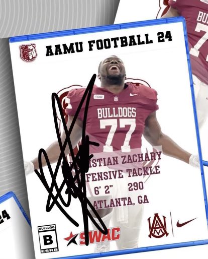 AamufbR's tweet photo. 🖊️
The ink is dry

Khristian Zachary
Defensive Tackle
6-2 290

Signed

@reverendtriple7 https://t.co/0hx13TIy6r