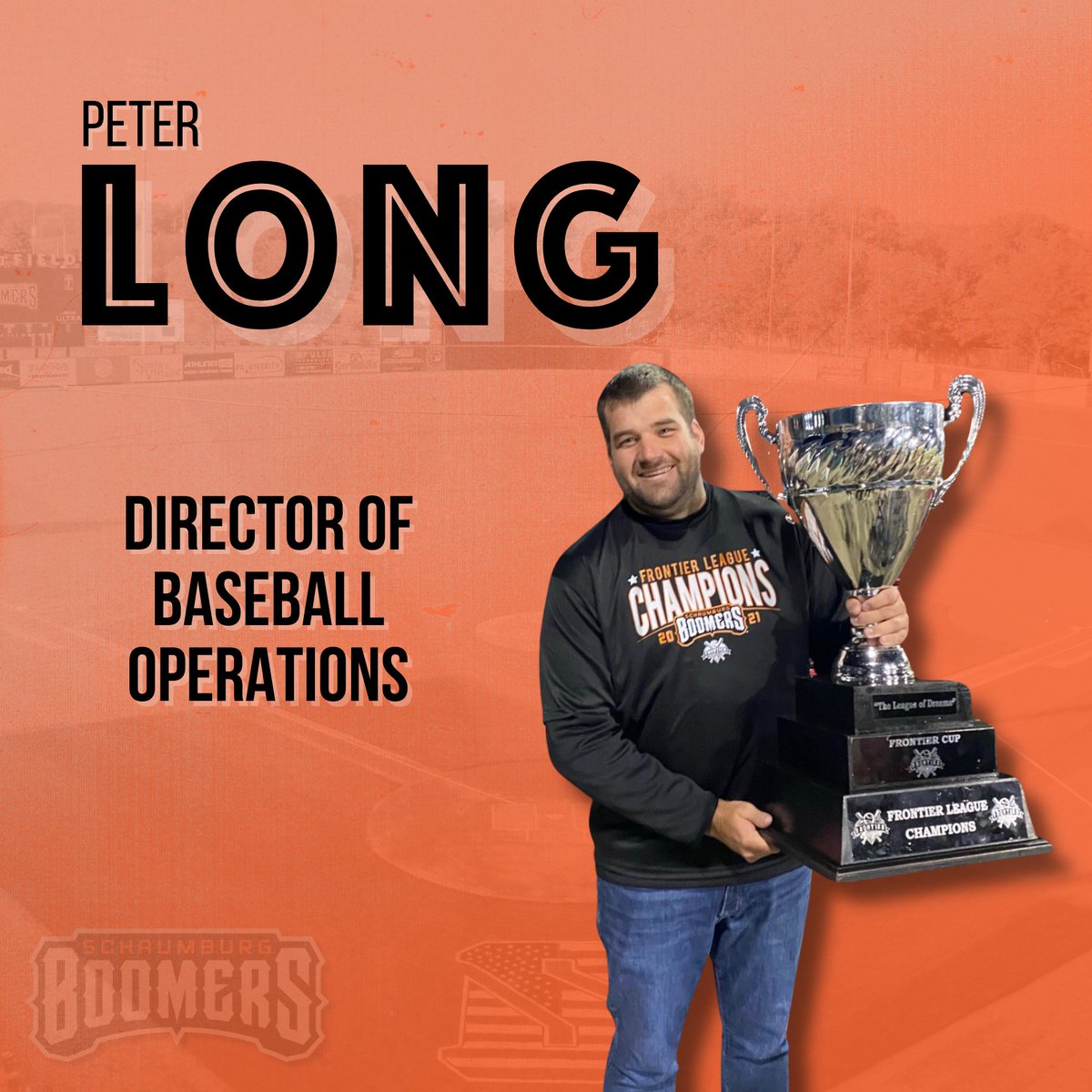 boomersbaseball's tweet photo. Happy #frontofficefriday! Meet our Director of Baseball Operations, Peter Long.
Peter began working for the Boomers in 2014 as an intern, transitioning to full-time in 2015. Read more about Peter on our Instagram, Facebook, & LinkedIn.
#boomercountry https://t.co/p8WcAimauQ