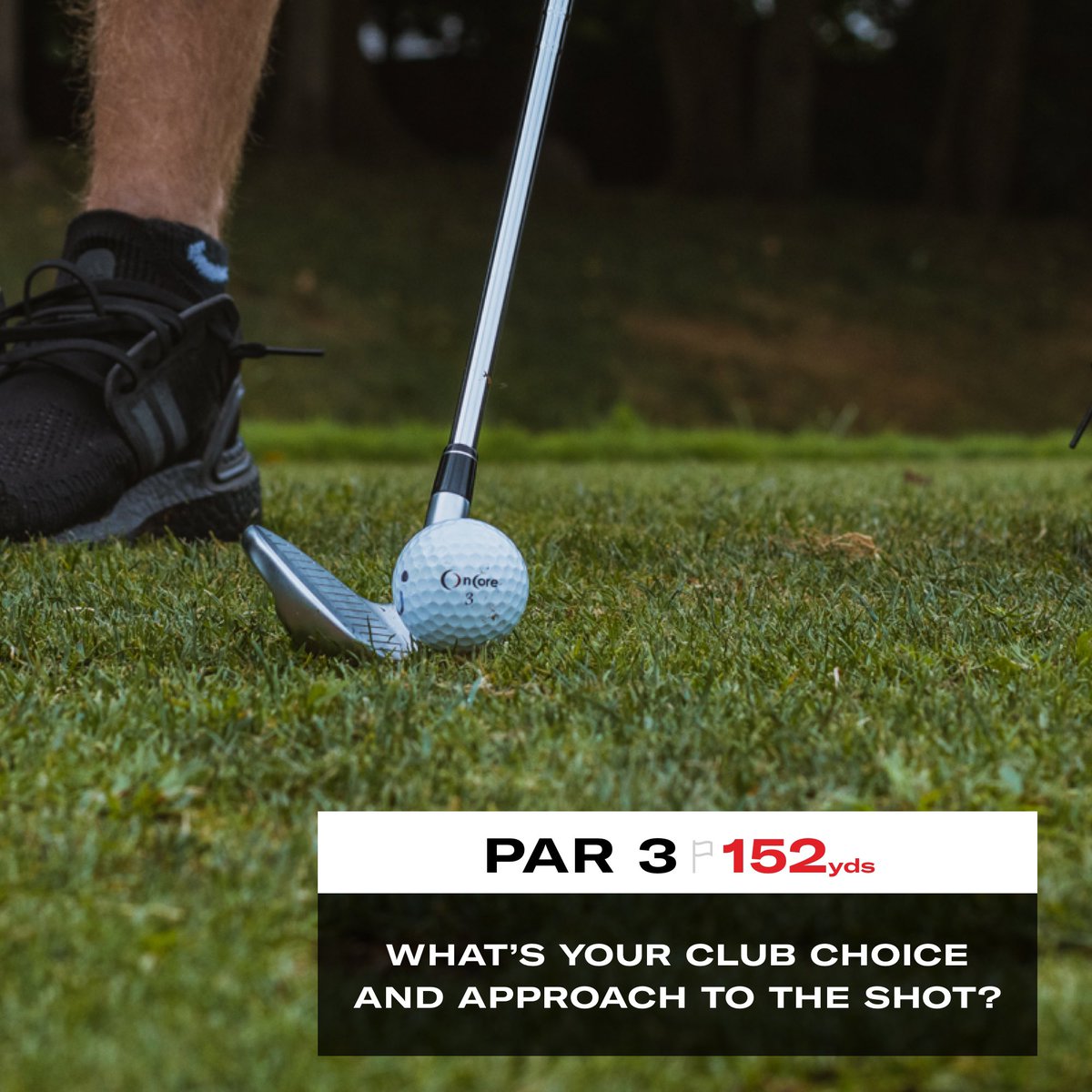 OnCoreGolf's tweet photo. What’s your go-to for this shot, and how do you approach the challenge? 

Share your golf wisdom below! ⛳

 #GolfStrategy #TeeBoxDecisions #perimeterweighting #golf #oncore https://t.co/X2y8AaeaY5