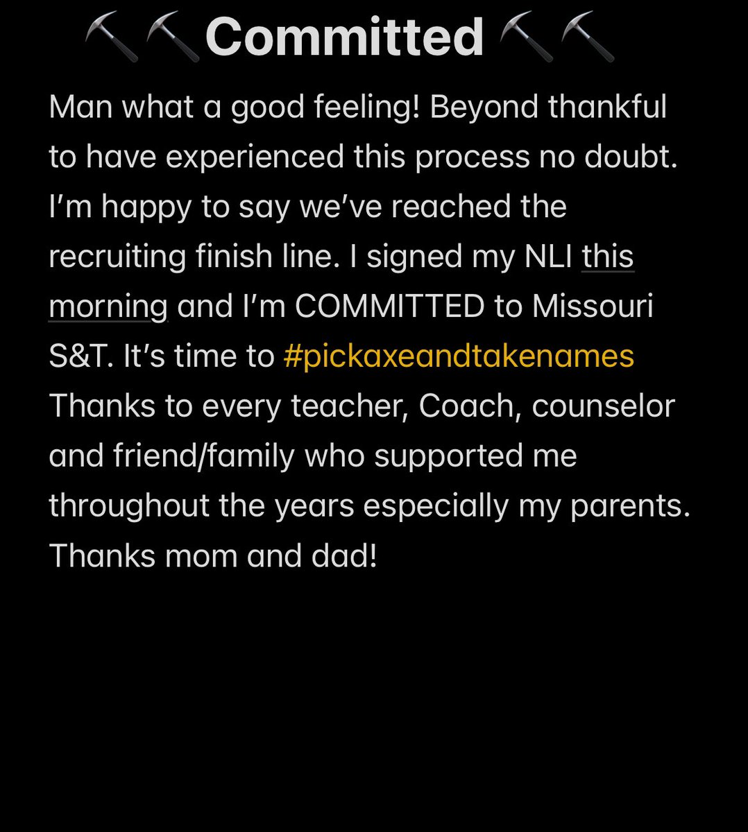 #pickaxeandtakenames let’s gooooooo!