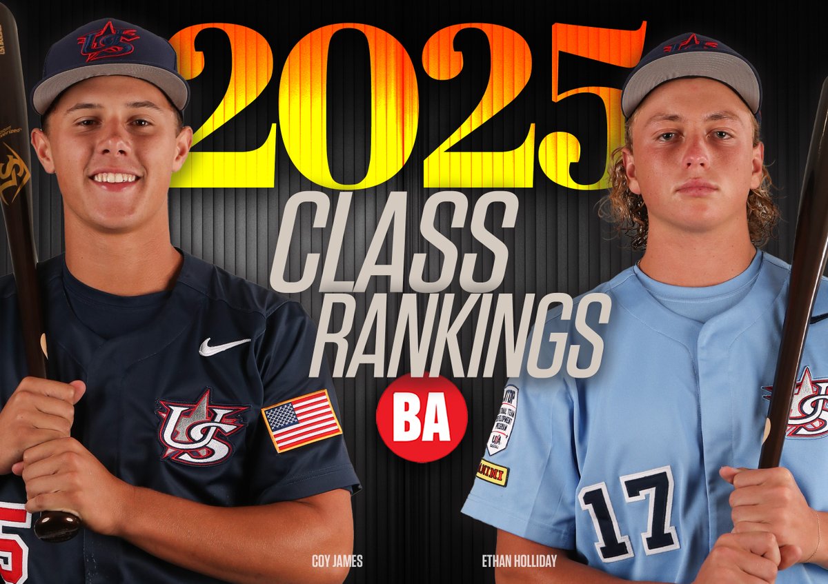 With the spring season starting in parts of the country

it’s time to UPDATE our rankings of the top 100 players in the 2025 class

baseballamerica.com/rankings/2025-…