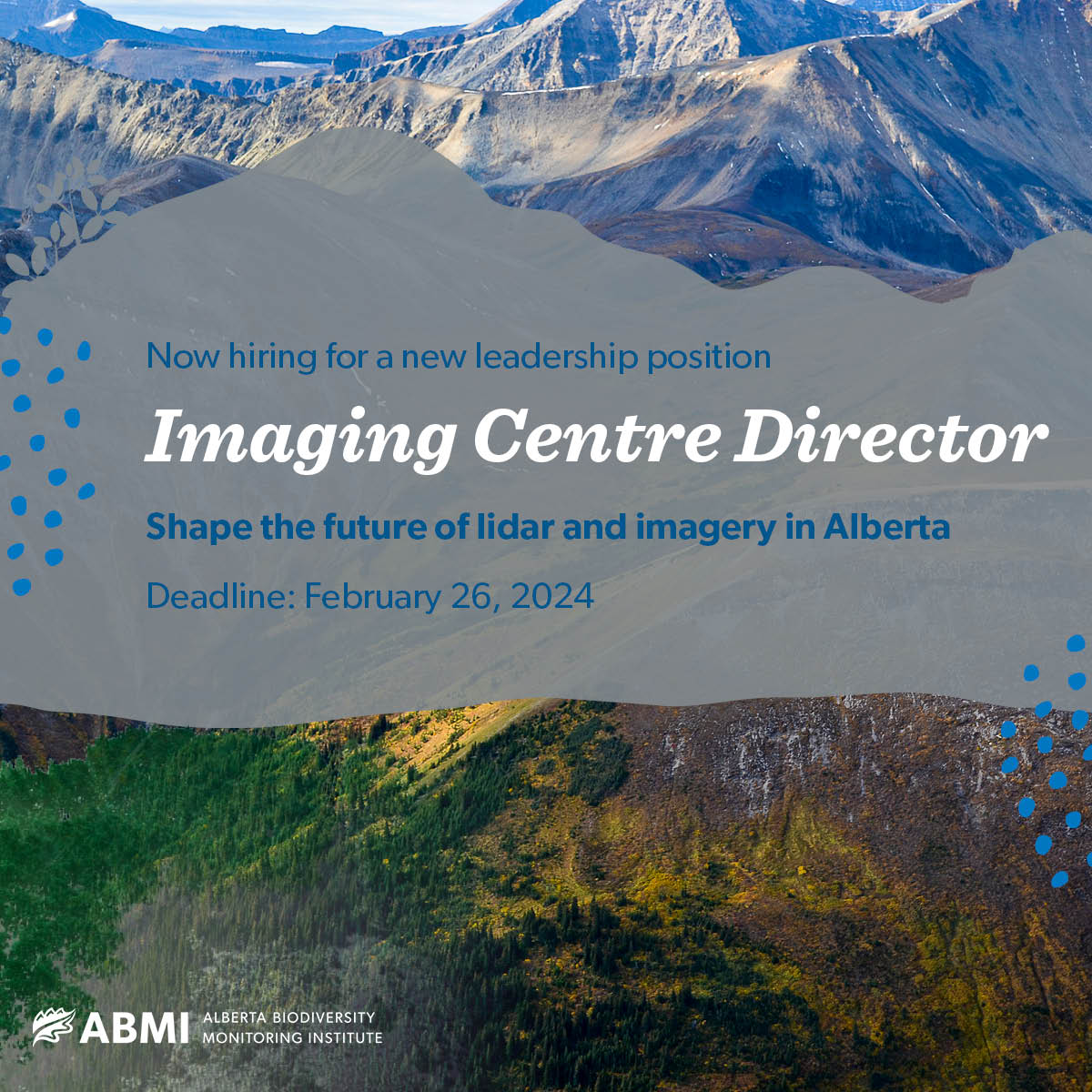 Do you want to be a leader in lidar? Join the ABMI as the Imaging Centre #Director and lead an experienced team of technicians and programmers in shaping the future of #lidar and #imagery data in #Alberta:ow.ly/zJ6N50QyOTu
Deadline is February 26, 2024
#AI#machinelearning