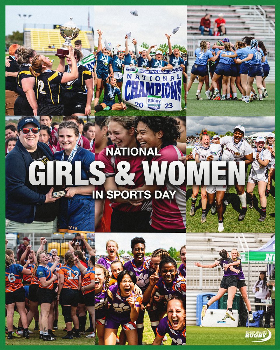 Happy National Girls and Women in Sports Day!  

Today we celebrate our incredible female athletes, coaches, and staff.  

#NGWSD