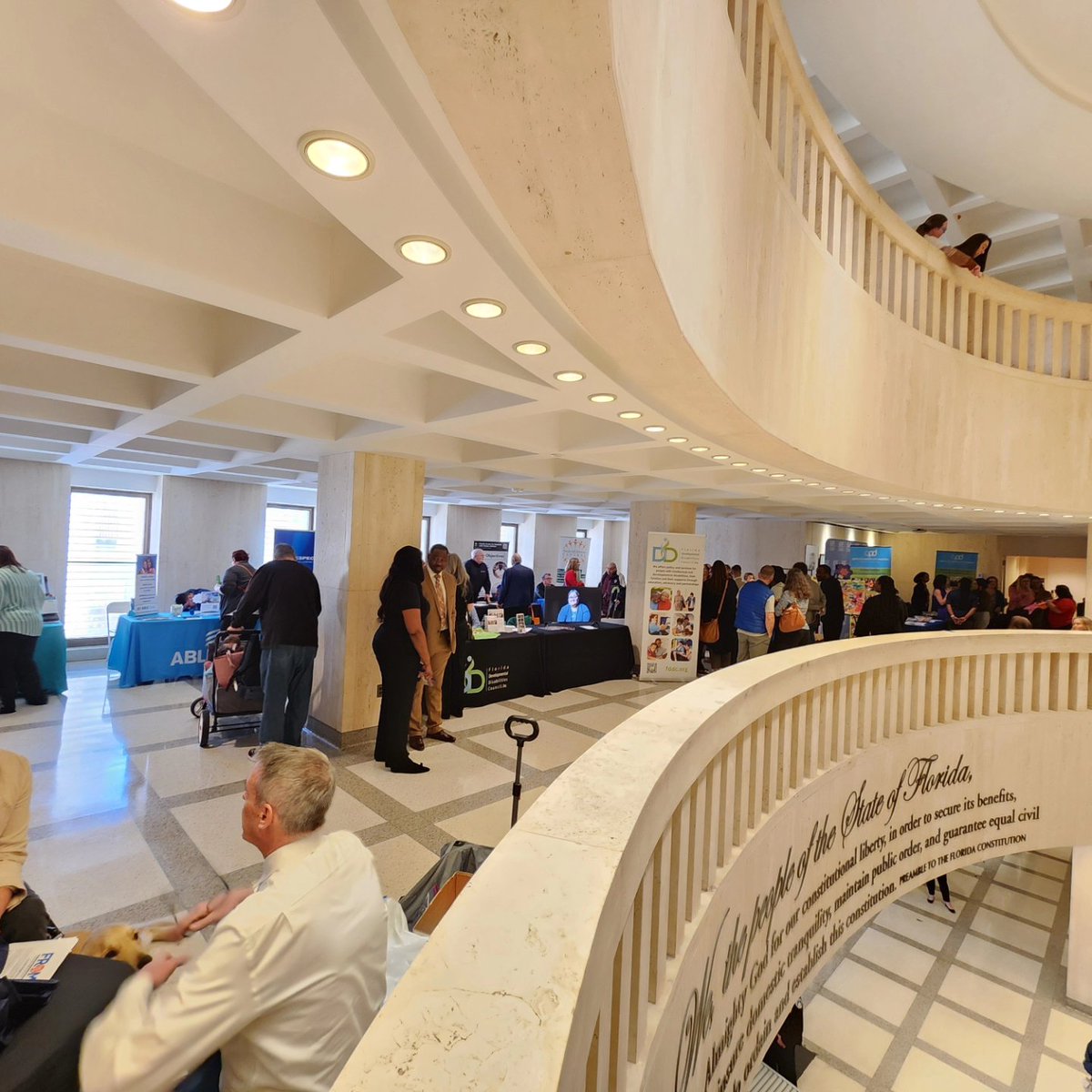 Excited to be at the #Florida Capitol celebrating DD Days with Florida's amazing #disability community!