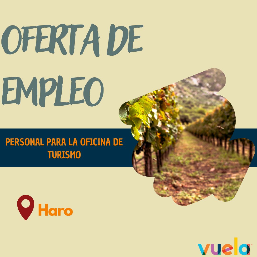 Vuelarioja's tweet photo. 🤩𝐴𝑝𝑟𝑜𝑣𝑒𝑐ℎ𝑎 𝑒𝑠𝑡𝑎 𝑜𝑝𝑜𝑟𝑡𝑢𝑛𝑖𝑑𝑎𝑑

⛰️𝐎𝐟𝐞𝐫𝐭𝐚 𝐝𝐞 𝐞𝐦𝐩𝐥𝐞𝐨 𝐩𝐚𝐫𝐚 𝐏𝐄𝐑𝐒𝐎𝐍𝐀𝐋 𝐏𝐀𝐑𝐀 𝐎𝐅𝐈𝐂𝐈𝐍𝐀 𝐃𝐄 𝐓𝐔𝐑𝐈𝐒𝐌𝐎

📍𝖾𝗇 𝖧𝖺𝗋𝗈

🔗Más información: https://t.co/PGEdWBpCM9 https://t.co/V2boOENtTj