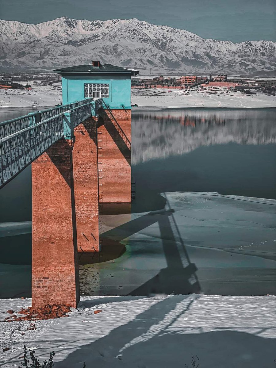 Qargha dam in Kabul's outskirts after recent snow. Courtesy Bilal Mostamand