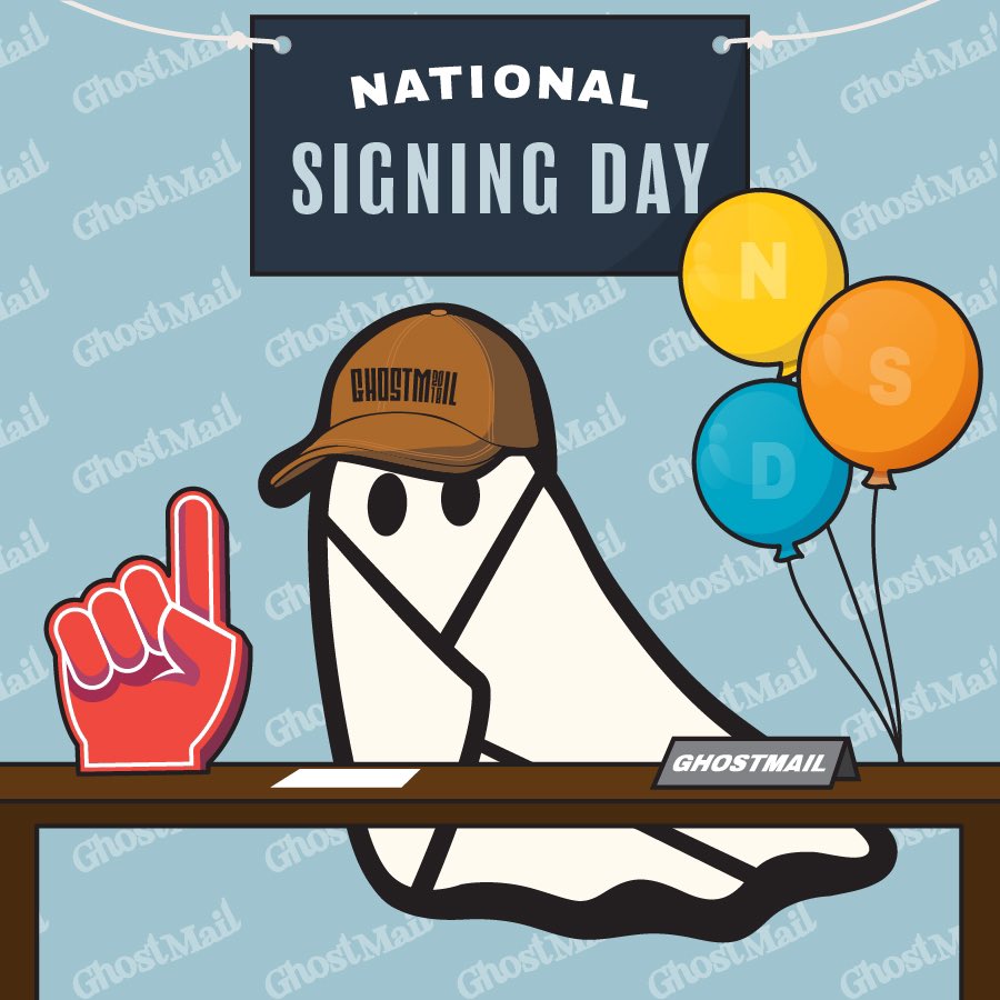Happy #NSD from GhostMail! 🏈🧩🎉