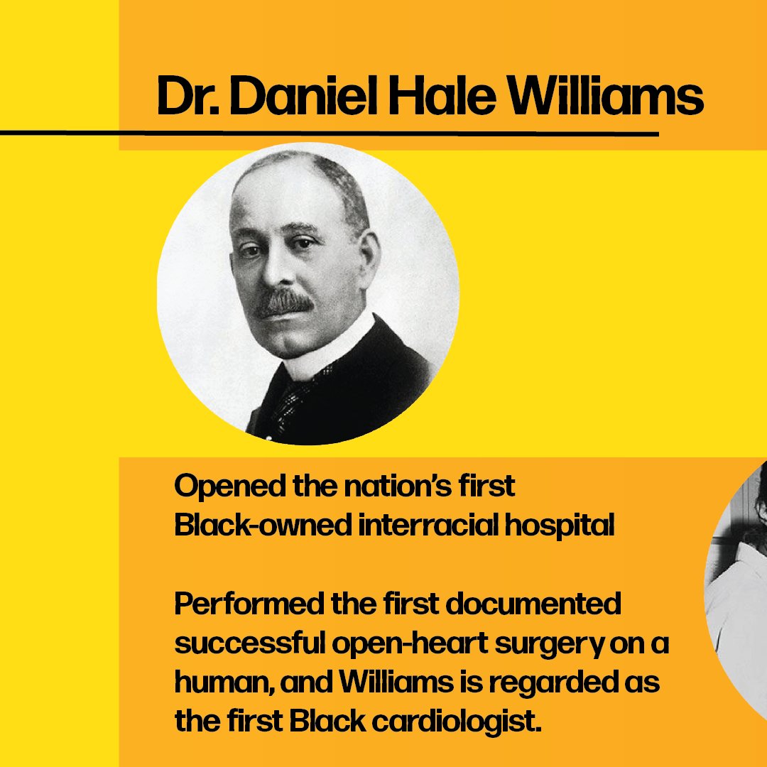 DavisStreetComm's tweet image. Happy Black History Month!
We are so proud to highlight some of the black pioneers of American Healthcare. Who is your favorite black healthcare pioneer?