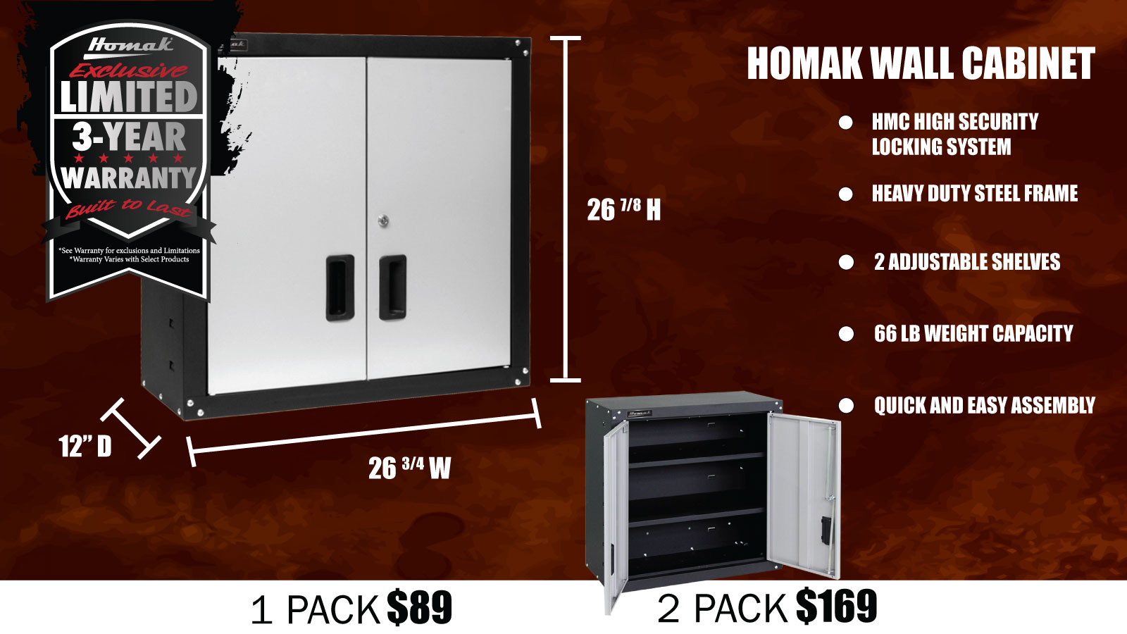 Homak sale garage cabinets