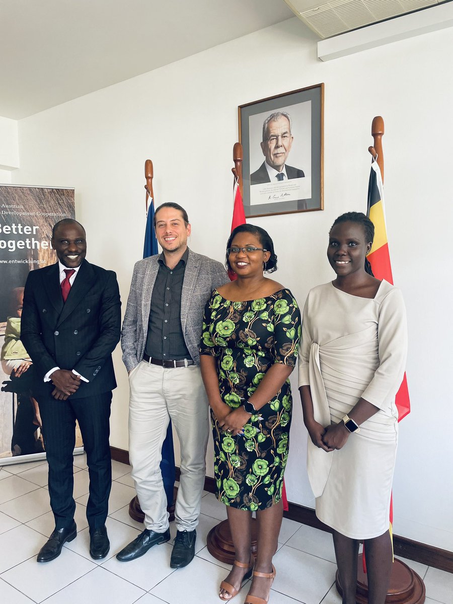 Today I had the pleasure of welcoming @MemoryBandera and @bikjo to the @ADCinUganda office and learn more about @DefendDefenders! Their experience and continental networks are the cornerstone of protecting #HumanRights Defenders. Because sometimes even the bravest need support.
