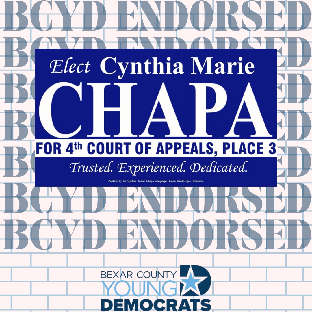 BexarYD's tweet photo. Breaking through with our 2024 Democratic Primary endorsements BCYD is excited to announce our county level endorsed candidates/elected officials! Help us to help THEM get elected in the 2024 March Primary Elections! 1/2 #officialbexaryoungdems #BCYD #youngdemcandidates #youngdem https://t.co/XcIFgQuL5y