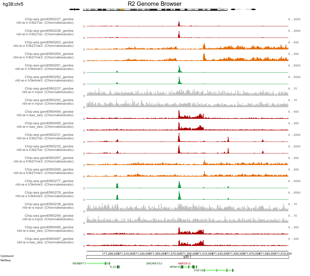 r2_platform's tweet photo. New #neuroblastoma #chipseq data added to R2 (https://t.co/ZrQJ6Hgur6)
#histone modifications as well as KAS-seq, that adds a novel #genomewide view to ssDNA
Kudos to the Applebaum group for sharing the data https://t.co/AYWxsUrI4A