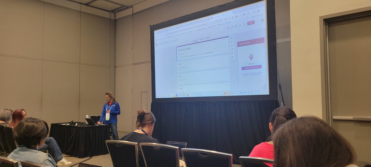 Attending another fantastic session over Google apps at #TCEA24, it's been a great few days of presenting, connecting,  and learning.
