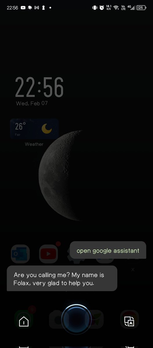 Bolaiyan's tweet photo. OH NO...HOW DARE U USELESS ASSISTANT compare to google assistant....siri is better than this 😭😭 #infinixnote30 #folax https://t.co/UhgydatWH8