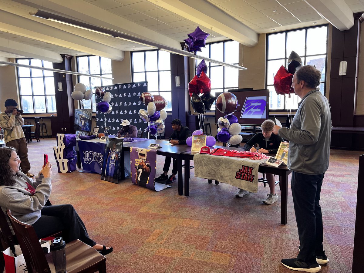 Congratulations guys! We are proud of you and look forward to seeing you succeed at the next level! @_boogieharris - @kwc_football @205Kenn - @BU_FootballTN Hayden Keith - @jaxstsportsmed