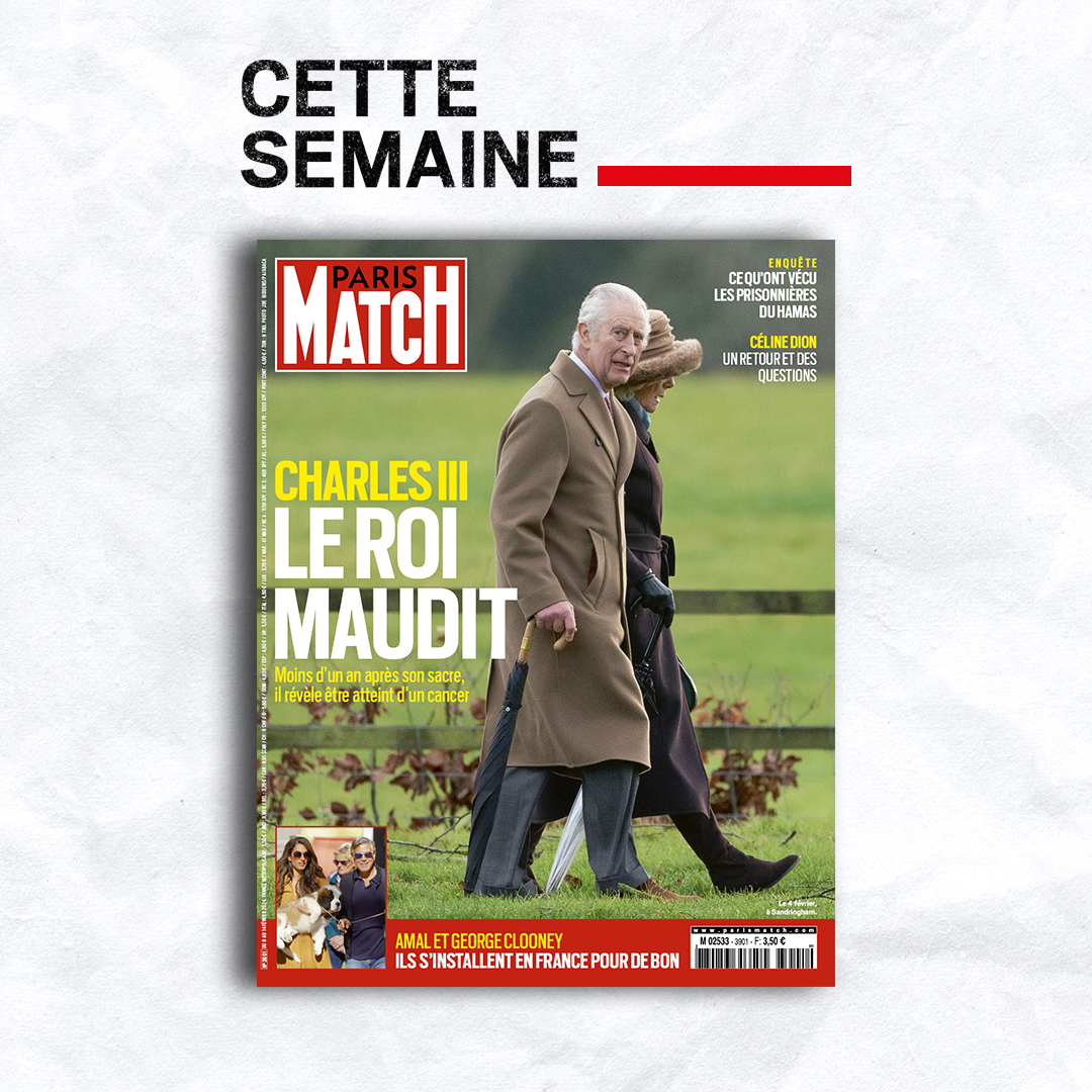 🚨 À la une de 𝗣𝗔𝗥𝗜𝗦 𝗠𝗔𝗧𝗖𝗛 cette semaine !

📌 Charles III, le roi maudit.
📌 Amal et George Clooney s'installent en France pour de bon !
📌 Céline Dion : un retour... et des questions.

Disponible ici ow.ly/YOP450PFOwv 📱
Chez votre marchand de presse jeudi 📰