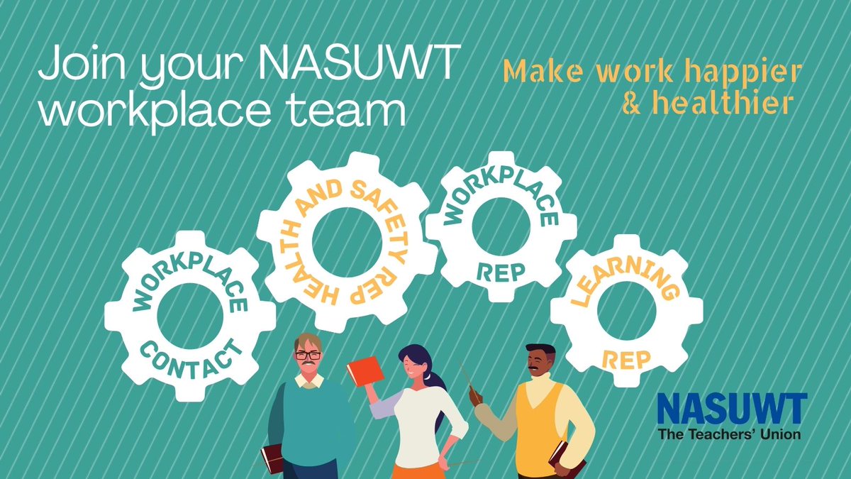 Schools with union reps are more likely to be happier, healthier places to work.

We offer full training &amp; ongoing support &amp; being a rep does not involve a huge time commitment.

This #HeartUnions Week find out what you could gain from getting involved: nasuwt.org.uk/be-involved/ge…