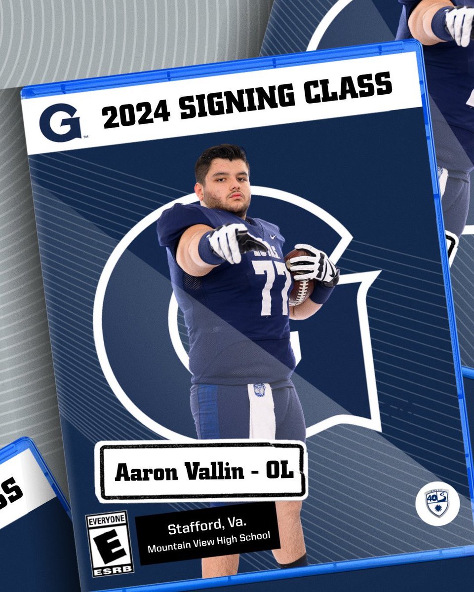 HoyasFB's tweet photo. Officially home on The Hilltop 🐶 🦴 

𝗦𝗜𝗚𝗡𝗘𝗗 → @AVallin06 
🏠 Stafford, VA
🏫 Mountain View
🏈 OL

Elite local offensive-lineman staying home to Defend the District. 

#NSD24 x #HOYASAXA https://t.co/Bxb3amMt3m