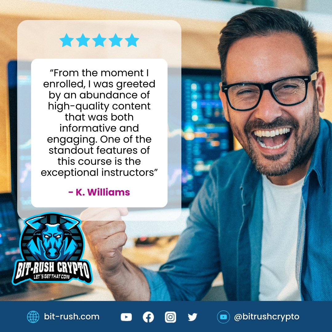 Elevate your understanding of crypto and investing! Bit-Rush Crypto's courses feature amazing instructors providing valuable advice. Don't miss out on this opportunity to level up your knowledge. 

Check out our courses and enroll now! 📈💡courses.bit-rush.com