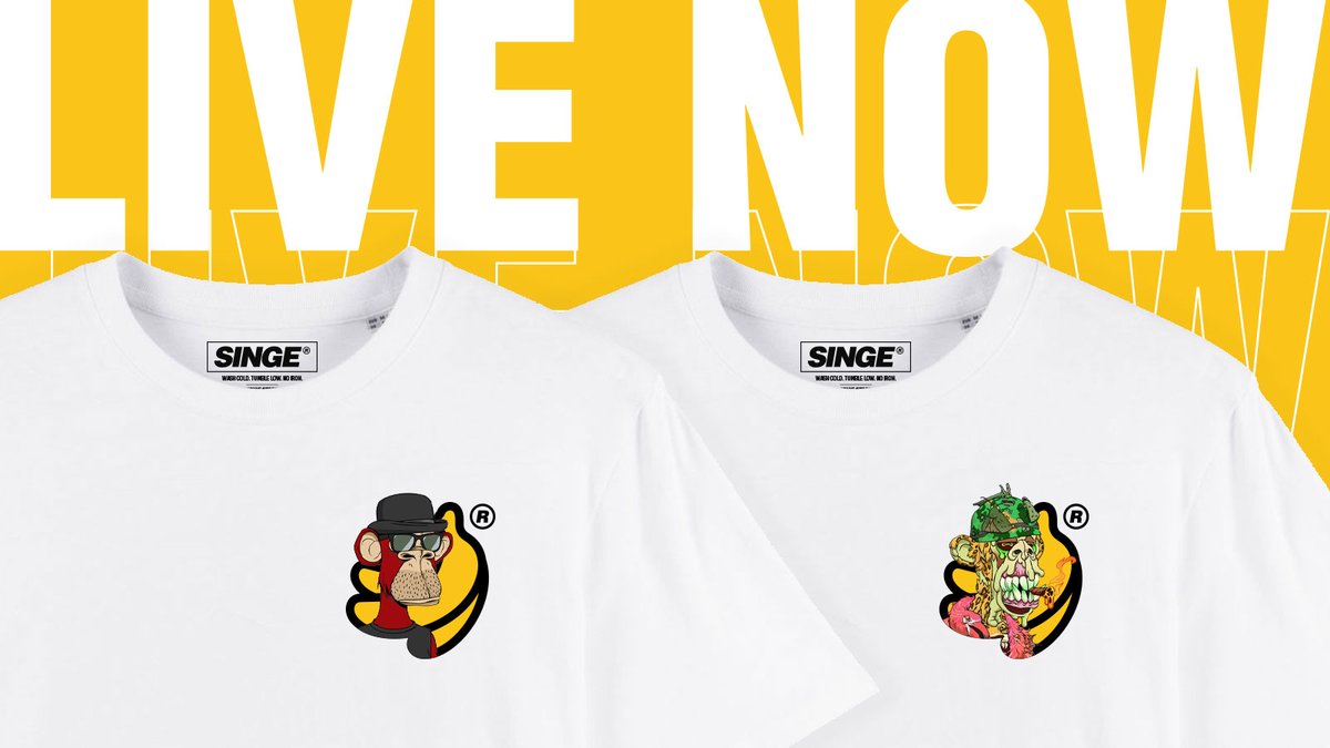 🚨NEW DROP IS LIVE! Get your hands on the new custom t-shirt with your own BAYC/MAYC!🍌🧪

Available for 5 days only, order secured through Tokenproof🫡 [LINK IN BIO]

Proudly #MadeByApes